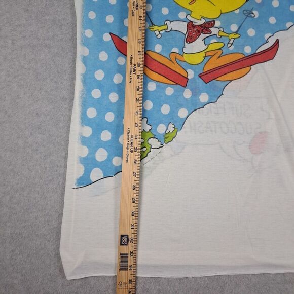 Vintage Tweety Bird Sleep Shirt Long Womens XL 1985 Warner Bros Single Stitch - Picture 15 of 16